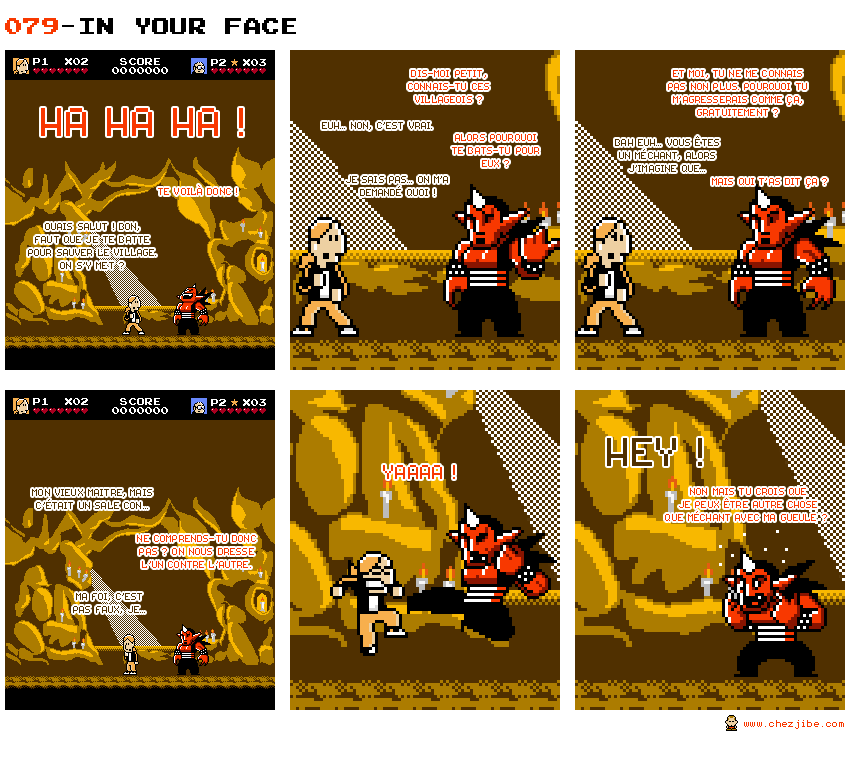079- In your face